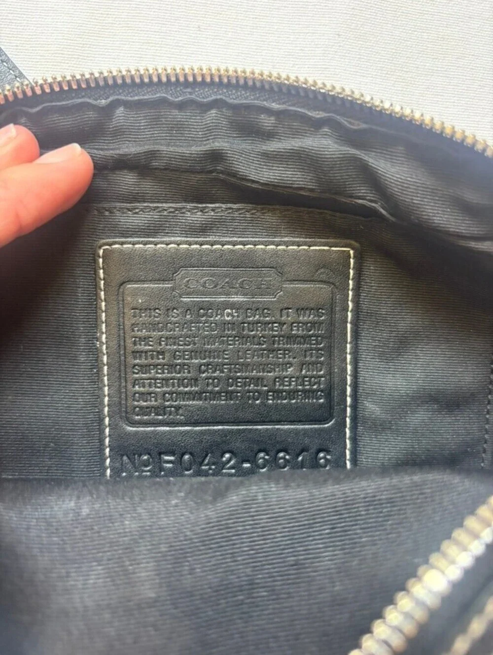 Coach cross body classic mini purse